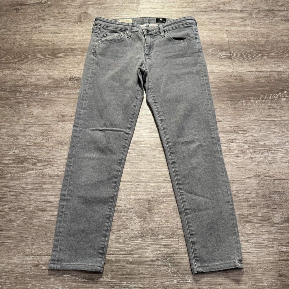 AG Adriano Goldschmied Jeans Womens 27‎ Gray Denim The Stevie Ankle Petite 27x24